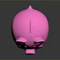 Cute Decorative Pink Piggy Bank for Saving Money with Glossy Surface
