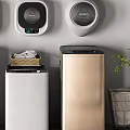 Modern washing machine washing machine combination 3d model