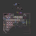 Modern Public Restroom Design With Three Oval Mirrors Marble Vanity And Gender Signs