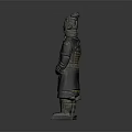 Terracotta Warrior Themed Decorative Furniture Piece With Ancient Design Elements