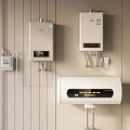 Home Wall Mounted Gas And Electric Water Heaters With Digital Displays