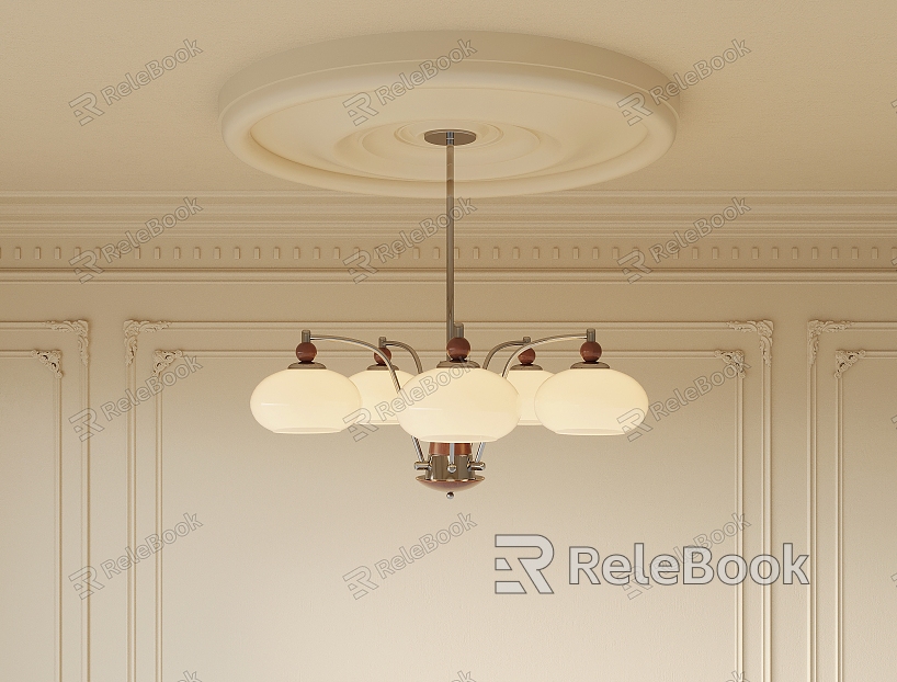 French retro chandelier model