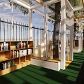 Reading Corridor Leisure Pavilion Reading Corridor 3d model