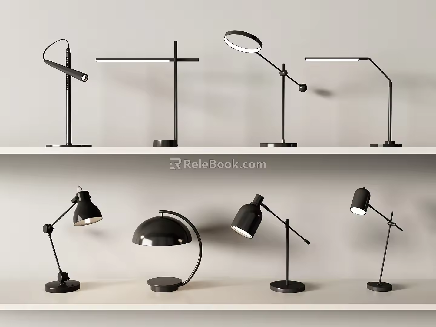 Modern Table Lamp Reading Lamp Learning Lamp Bedside Lamp Eye Protection Lamp Folding Lamp 3d model