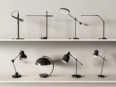 Modern Table Lamp Reading Lamp Learning Lamp Bedside Lamp Eye Protection Lamp Folding Lamp 3d model