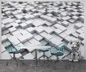 background wall 3d model