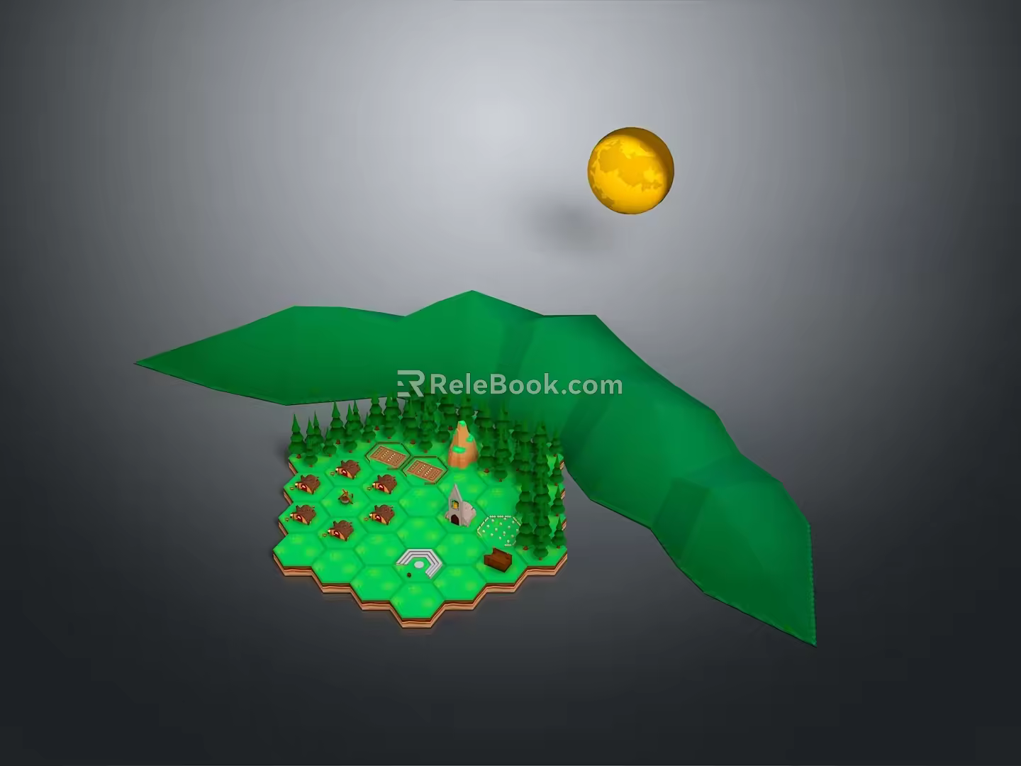 Game Environment Game Scene Fairy Tale Scene Fairy Tale Magic Scene Magic Item Fantasy Scene 3d model