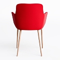 Quadrifoglio modern single chair 3d model