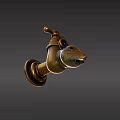 Unique Wall Mounted Brass Faucet with Rat Head Design Decorative Fixture