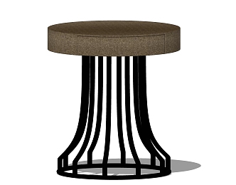 Modern round several sides several 3d model