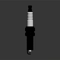 High Performance Spark Plug With Ceramic Insulator And Threaded Metal Shell For Industrial Use 3d model