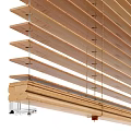 Wooden Venetian Blinds Modern Design for Window Light Control and Privacy