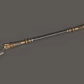 Halberd War Halberd Spear War Spear Low Face Number War Halberd Double Head Halberd Double Head Axe Game Weapon Cold Weapon Long Handle Weapon Super Realistic High Precision Movie and TV Level 3d model