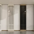 Hotel screen partition combination 3d model