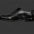 Stylish Metallic Leather Brogue Shoes With Intricate Perforated Design Red Lining And Classic Sole