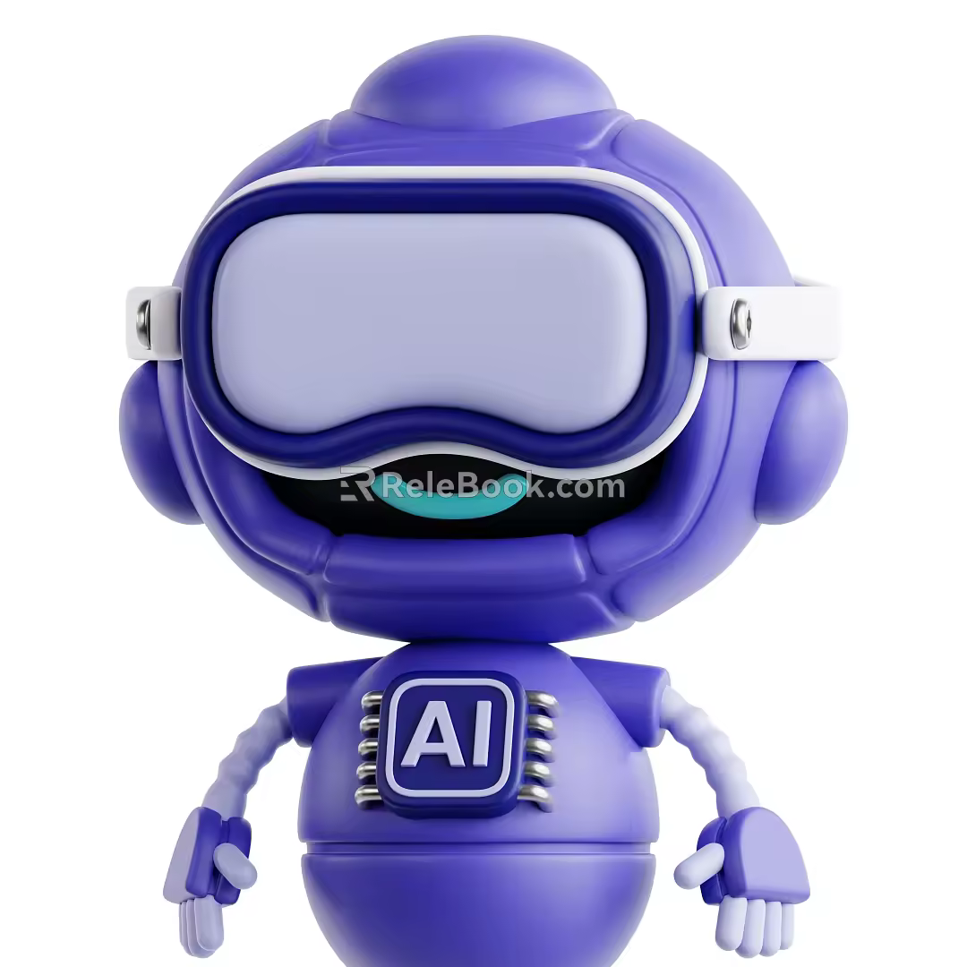 Modern Robot Intelligent Robot 3d model