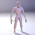 3D Cartoon Head Model Of Game And Movie Character With Gentle Smile Expression