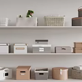 Modern Clothes Storage Box Life Supplies Storage Box Storage Box Storage Box Storage Basket 3d model