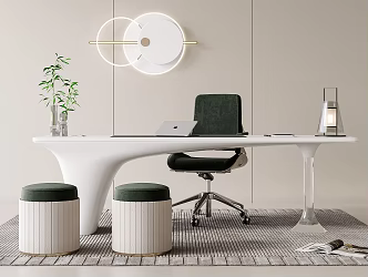 modern desk chair 3d model