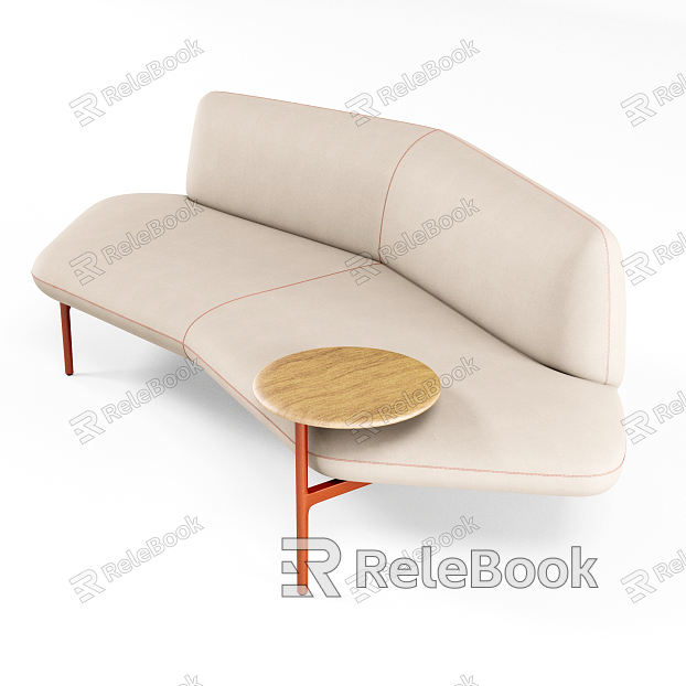 Modern double sofa sofa model