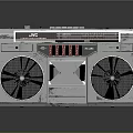 Vintage JVC Boombox With Dual Speakers Cassette Player Electronic Device