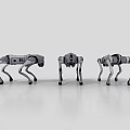 Smart Machine Quadruped Robot Model G02 With Mechanical Legs And Camera