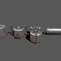 Industrial Equipment Featuring Stainless Steel Storage Tanks And Piping Systems