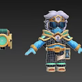 Cartoon Characters Anime Characters Cartoon Men Game Characters Q Version Characters Game Characters 3d model