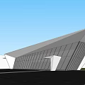 Modern Sales Office Architecture Exhibition Art Gallery Architecture 3d model