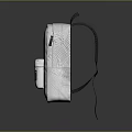 JanSport White Backpack With Front Pocket Simple Design And Stylish Look