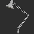 Orange Bell Shaped Shade Floor Lamp With Tripod Stand And Modern Design