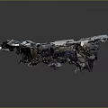 Detailed Weapon Internal Mechanical Structure With Intricate Components And Engineering Design 3d model