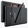 Samsung Smartphone With S Pen And Advanced Camera System Black Design 3d model