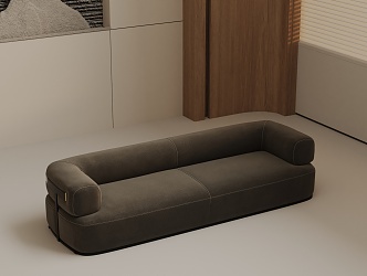 Three-seat sofa 3d model