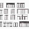 Various Modern Door And Window Designs With Different Architectural Styles