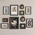 Wall Decor With Various Framed Artworks And Photos Different Styles And Sizes For Home Interior