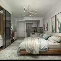 Nordic Apartment Single Apartment 3d model