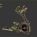 Modern SOLE Black Elliptical Trainer Home Fitness Equipment For Daily Use