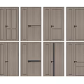 Wooden Double Door Design With Various Styles For Interior Home Decoration