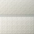 Decorative Wall Surface With Wavy Texture And Geometric Pattern For Modern Interior Design
