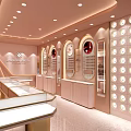 Luxury Jewelry Store Interior With Glass Display Cases And Exquisite Jewelry Displays