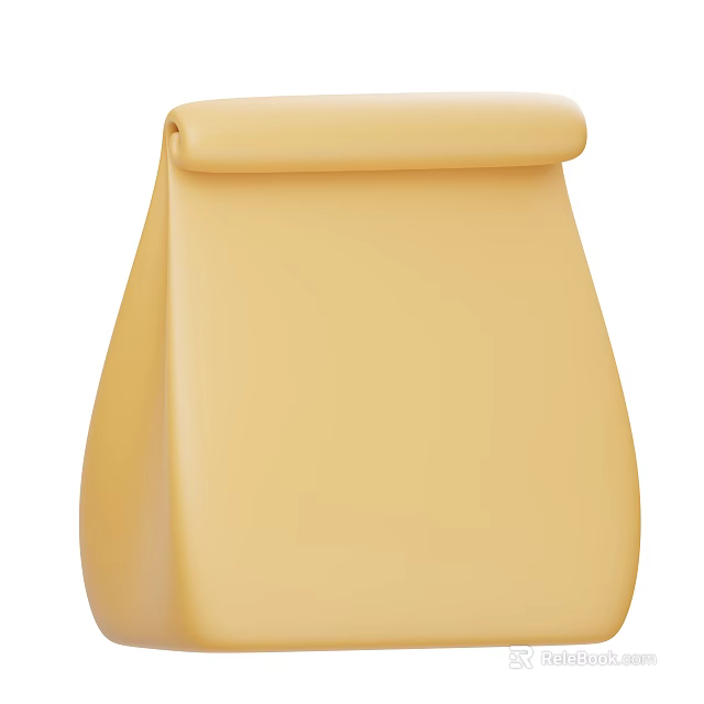 Comfortable Stylish Yellow Upholstered Chair With Modern Design For Home Interior 3d model 