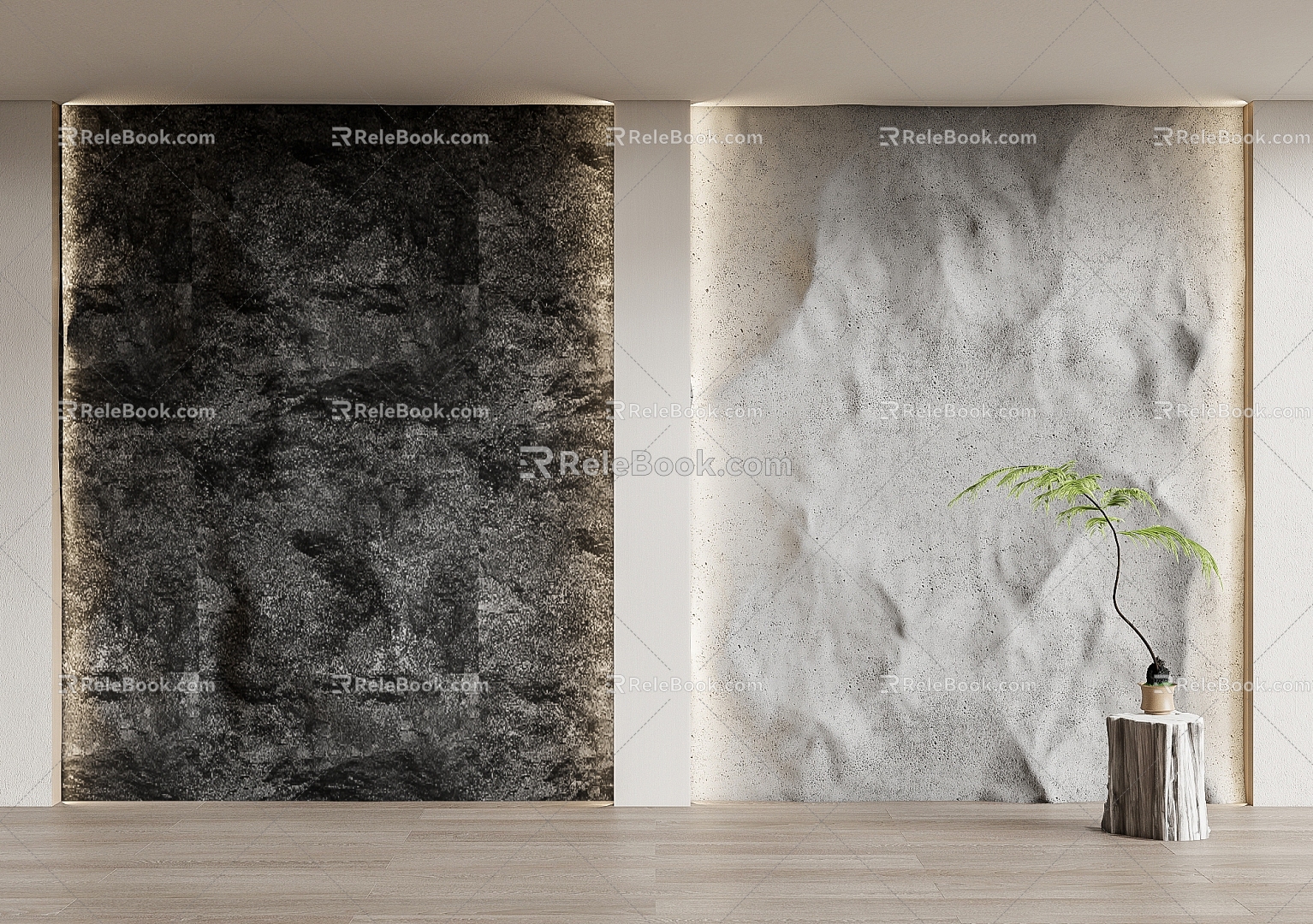 rubble stone background wall stone wall stone wall 3d model