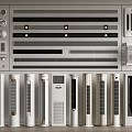 Various Types of Air Conditioning Fans on Display with Modern Designs and Home Appliances