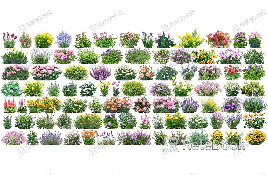 flowers and flowers plants covered garden flowers and flowers flower glasses plants model