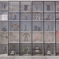 Hand Toy Display Cabinet 3d model