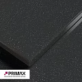 Durable Black Sparkling Quartz Kitchen Countertop Component With Shiny Particles