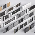 Various Building Exterior Wall Designs With Modern Slatted Wood And Metal Panels