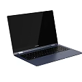 Sleek Navy Blue Slim Laptop With Modern Design And Full Keyboard High Performance Profile