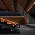 Theater Performing Arts Hall Report Hall 3d model